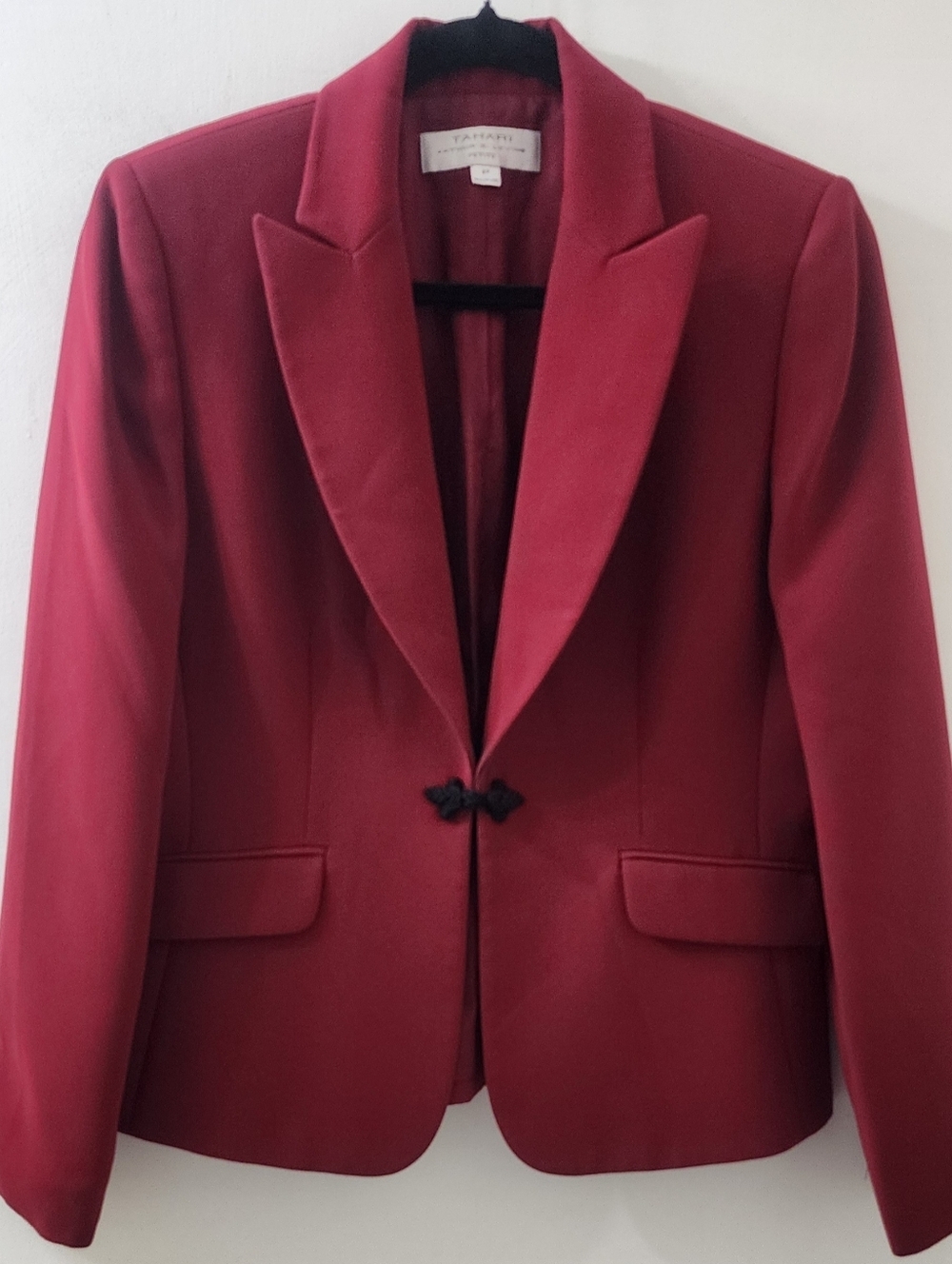 Red Structured Blazer, Size 8P
